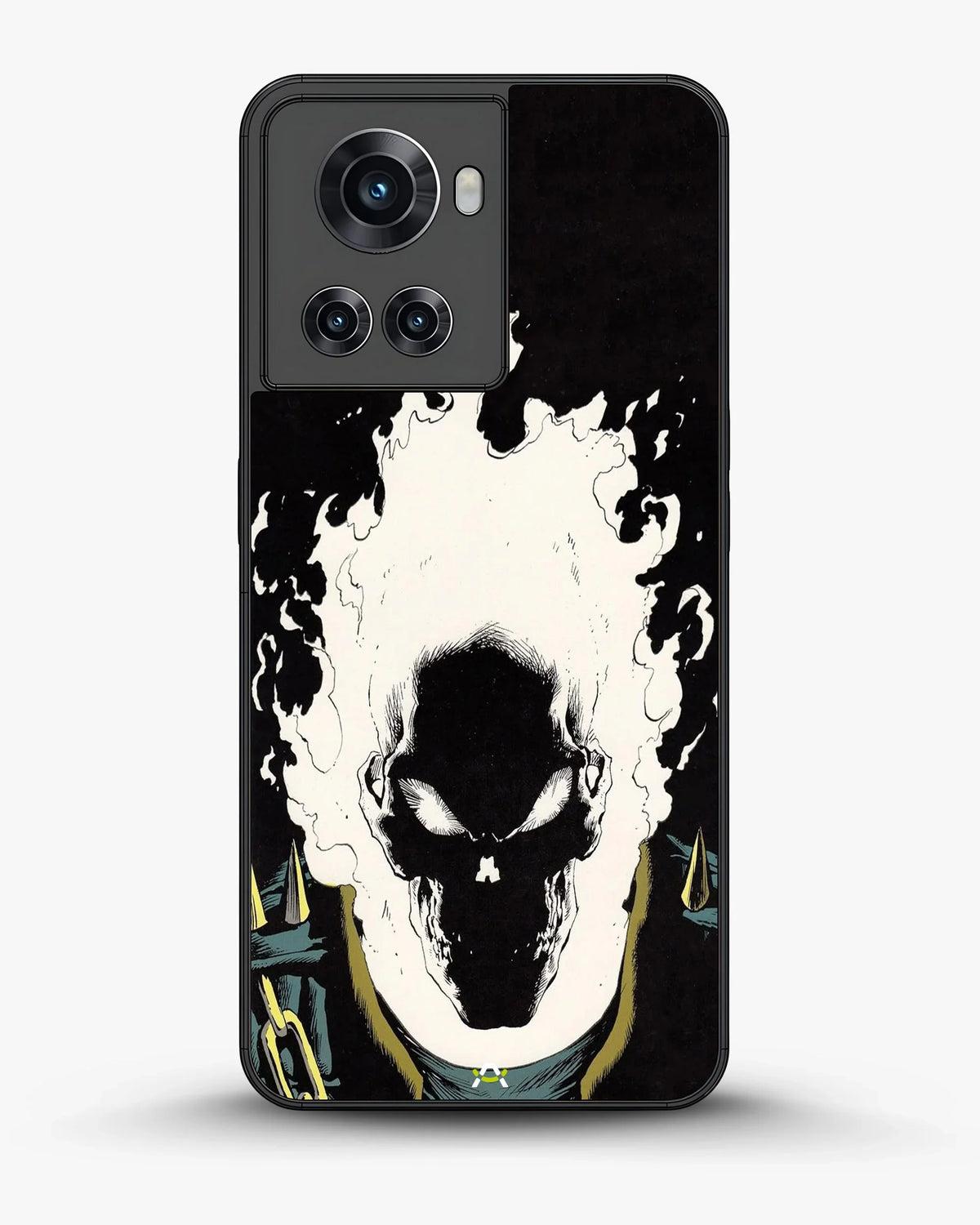 Blazing Comic Skull Phone Case - Flaming Comic Art Print for iPhone, Samsung, Pixel, OnePlus & Vivo