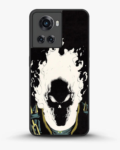 Blazing Comic Skull Phone Case - Flaming Comic Art Print for iPhone, Samsung, Pixel, OnePlus & Vivo