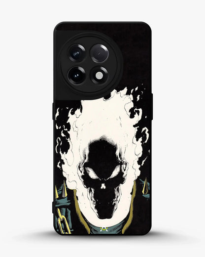 Blazing Comic Skull Phone Case - Flaming Comic Art Print for iPhone, Samsung, Pixel, OnePlus & Vivo