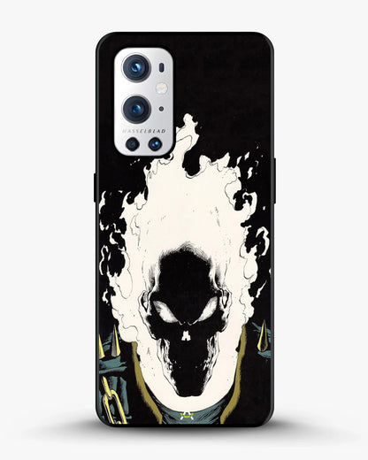 Blazing Comic Skull Phone Case - Flaming Comic Art Print for iPhone, Samsung, Pixel, OnePlus & Vivo
