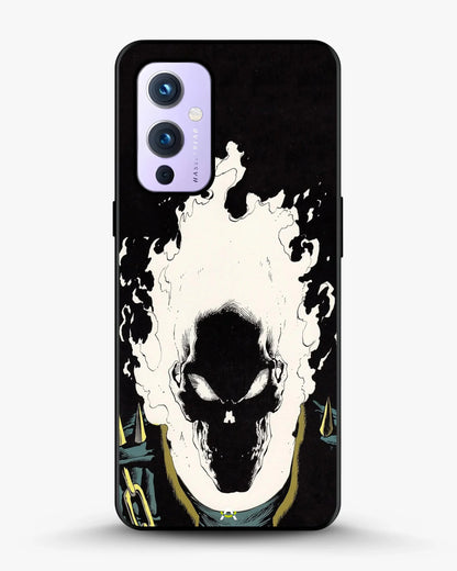 Blazing Comic Skull Phone Case - Flaming Comic Art Print for iPhone, Samsung, Pixel, OnePlus & Vivo