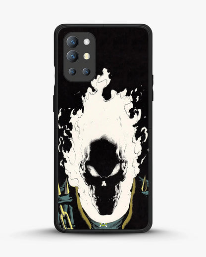 Blazing Comic Skull Phone Case - Flaming Comic Art Print for iPhone, Samsung, Pixel, OnePlus & Vivo