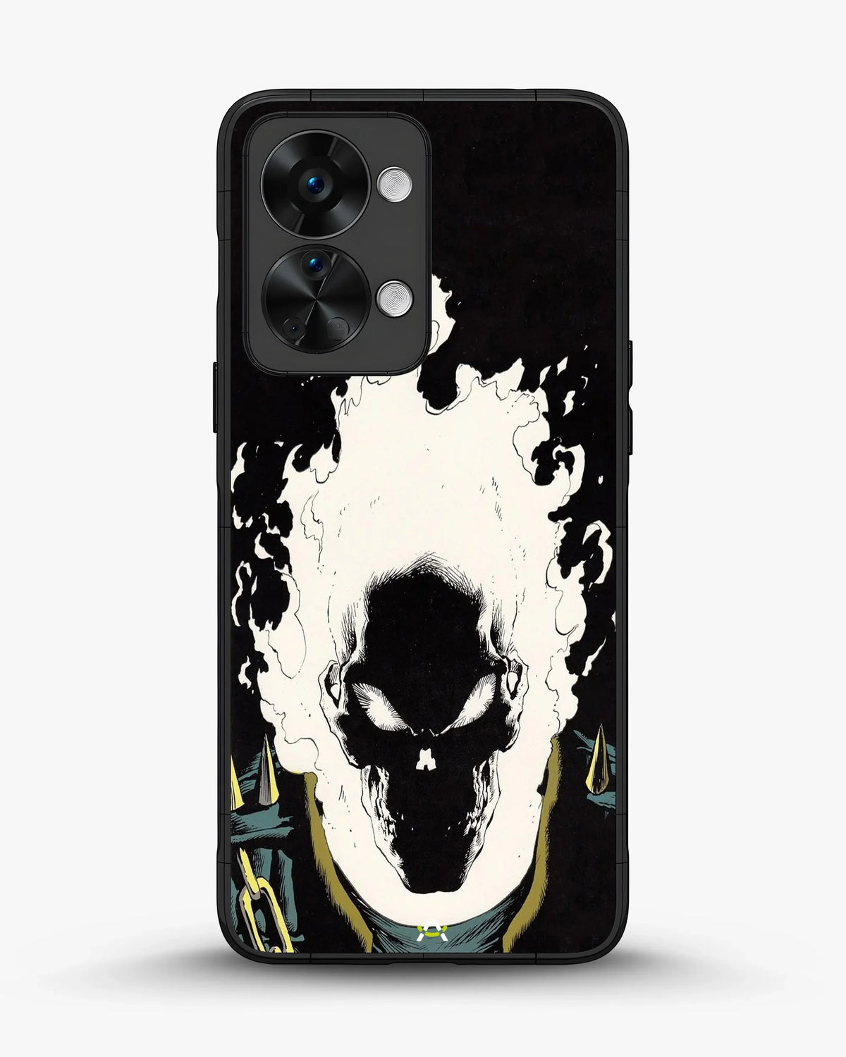 Blazing Comic Skull Phone Case - Flaming Comic Art Print for iPhone, Samsung, Pixel, OnePlus & Vivo