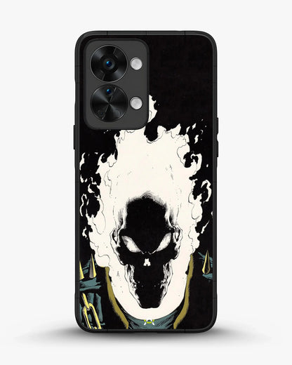 Blazing Comic Skull Phone Case - Flaming Comic Art Print for iPhone, Samsung, Pixel, OnePlus & Vivo