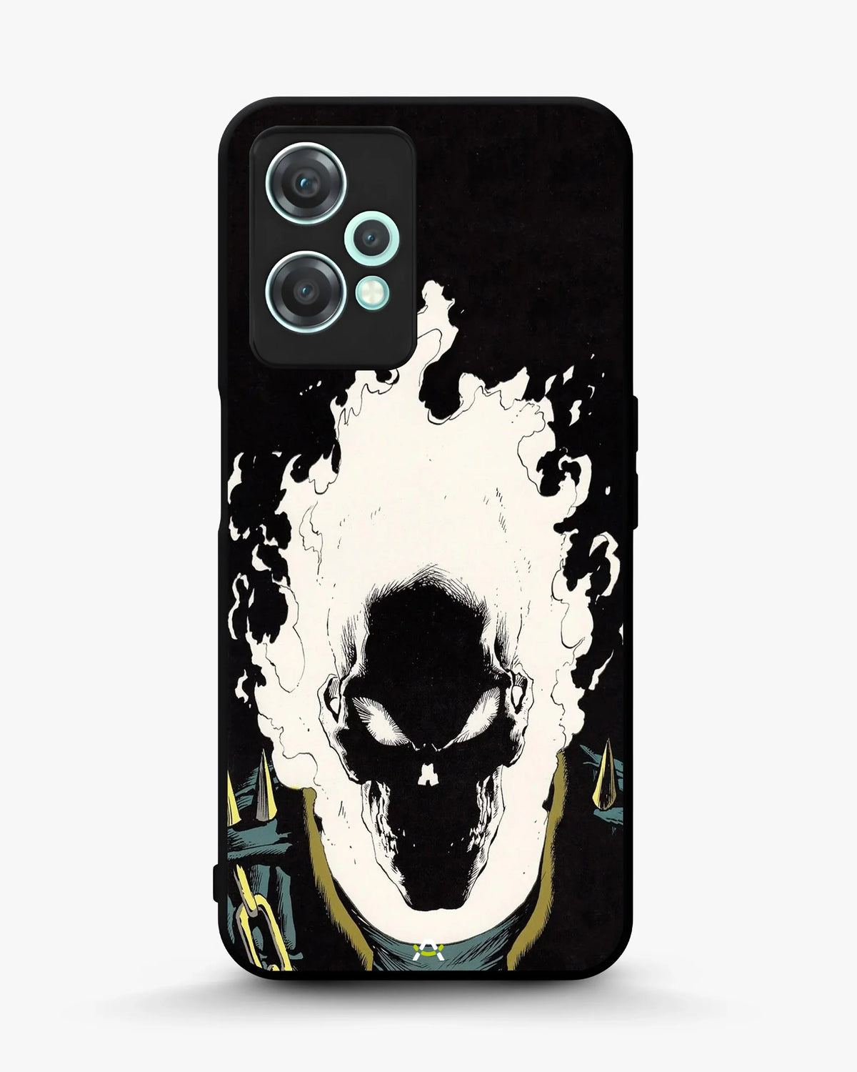 Blazing Comic Skull Phone Case - Flaming Comic Art Print for iPhone, Samsung, Pixel, OnePlus & Vivo