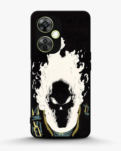 Blazing Comic Skull Phone Case - Flaming Comic Art Print for iPhone, Samsung, Pixel, OnePlus & Vivo