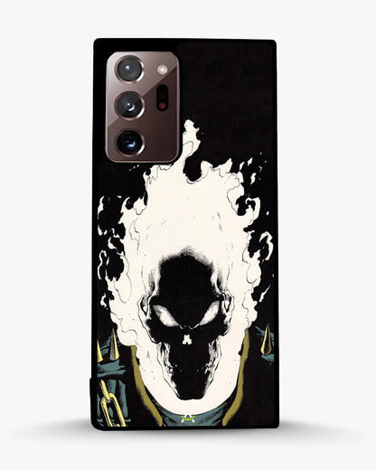 Blazing Comic Skull Phone Case - Flaming Comic Art Print for iPhone, Samsung, Pixel, OnePlus & Vivo