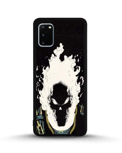 Blazing Comic Skull Phone Case - Flaming Comic Art Print for iPhone, Samsung, Pixel, OnePlus & Vivo