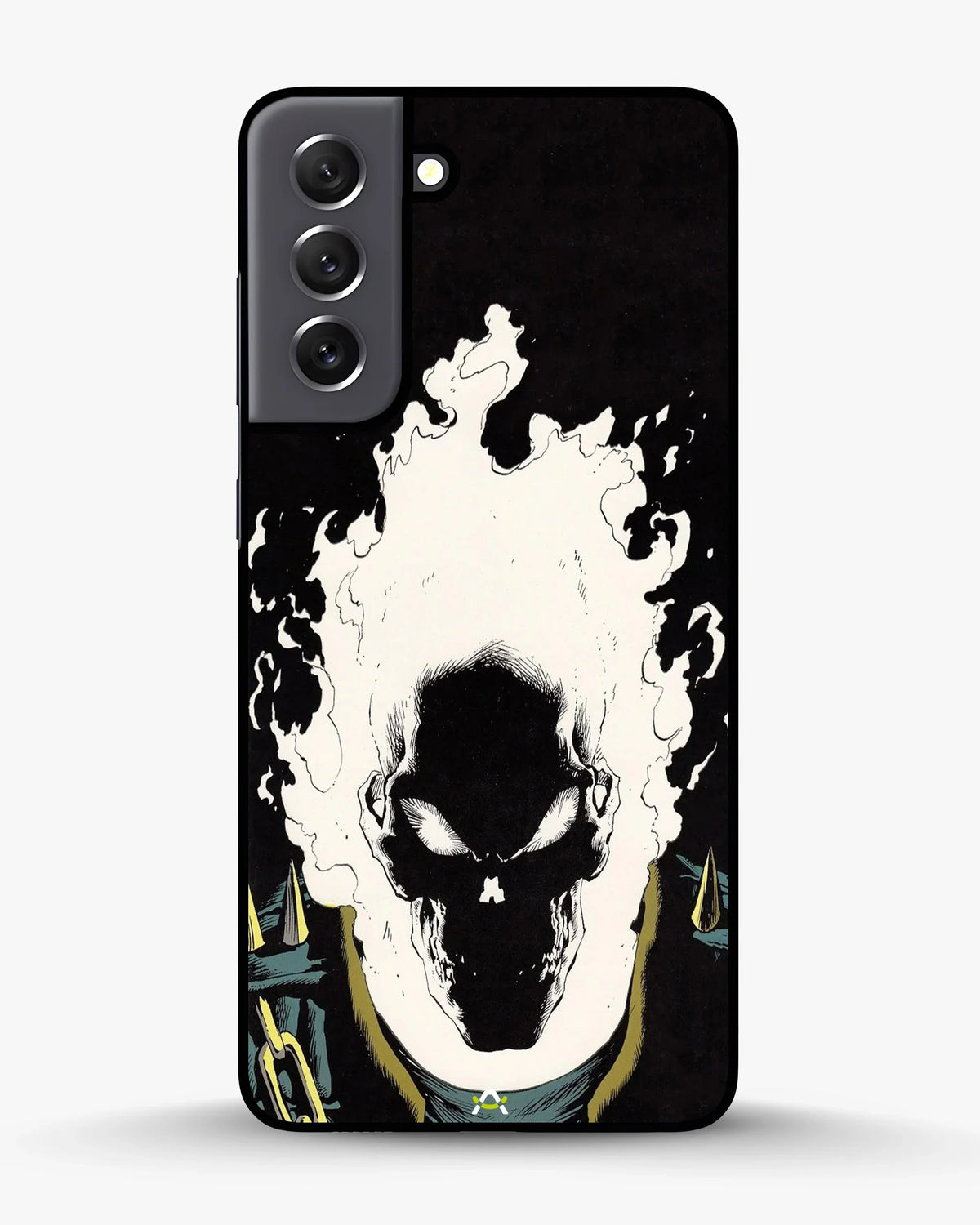 Blazing Comic Skull Phone Case - Flaming Comic Art Print for iPhone, Samsung, Pixel, OnePlus & Vivo