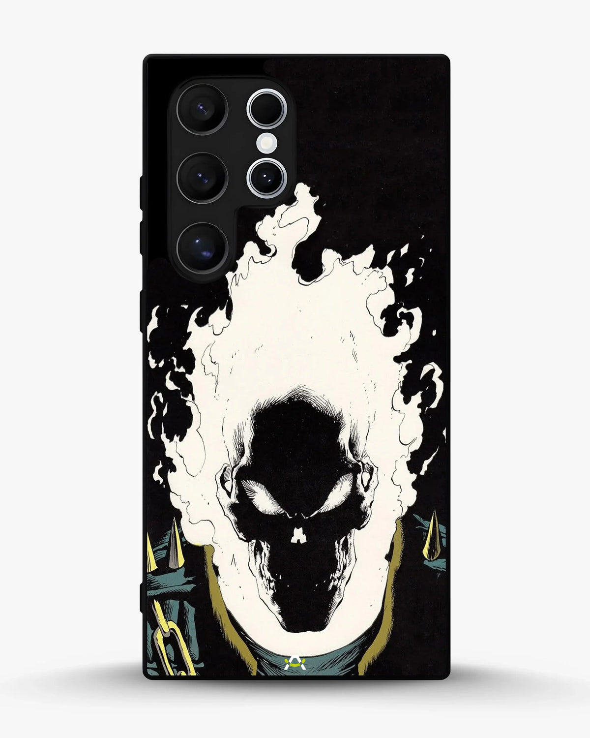 Blazing Comic Skull Phone Case - Flaming Comic Art Print for iPhone, Samsung, Pixel, OnePlus & Vivo
