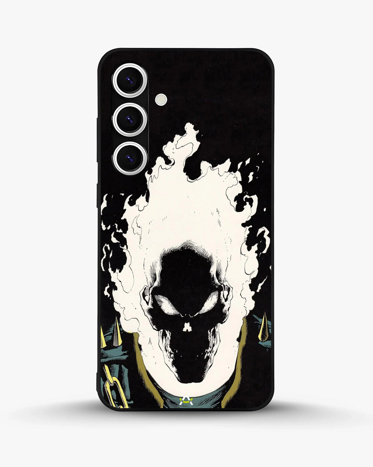 Blazing Comic Skull Phone Case - Flaming Comic Art Print for iPhone, Samsung, Pixel, OnePlus & Vivo