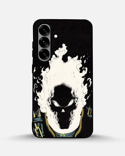 Blazing Comic Skull Phone Case - Flaming Comic Art Print for iPhone, Samsung, Pixel, OnePlus & Vivo