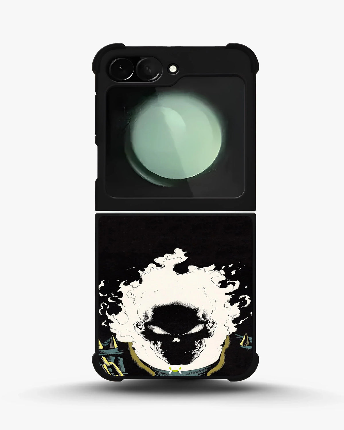 Blazing Comic Skull Phone Case - Flaming Comic Art Print for iPhone, Samsung, Pixel, OnePlus & Vivo