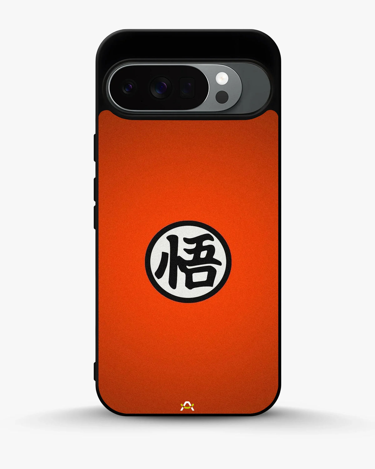 Bold Kanji Circle Phone Case - Minimal Orange Symbol Print for iPhone, Samsung, Pixel, OnePlus & Vivo