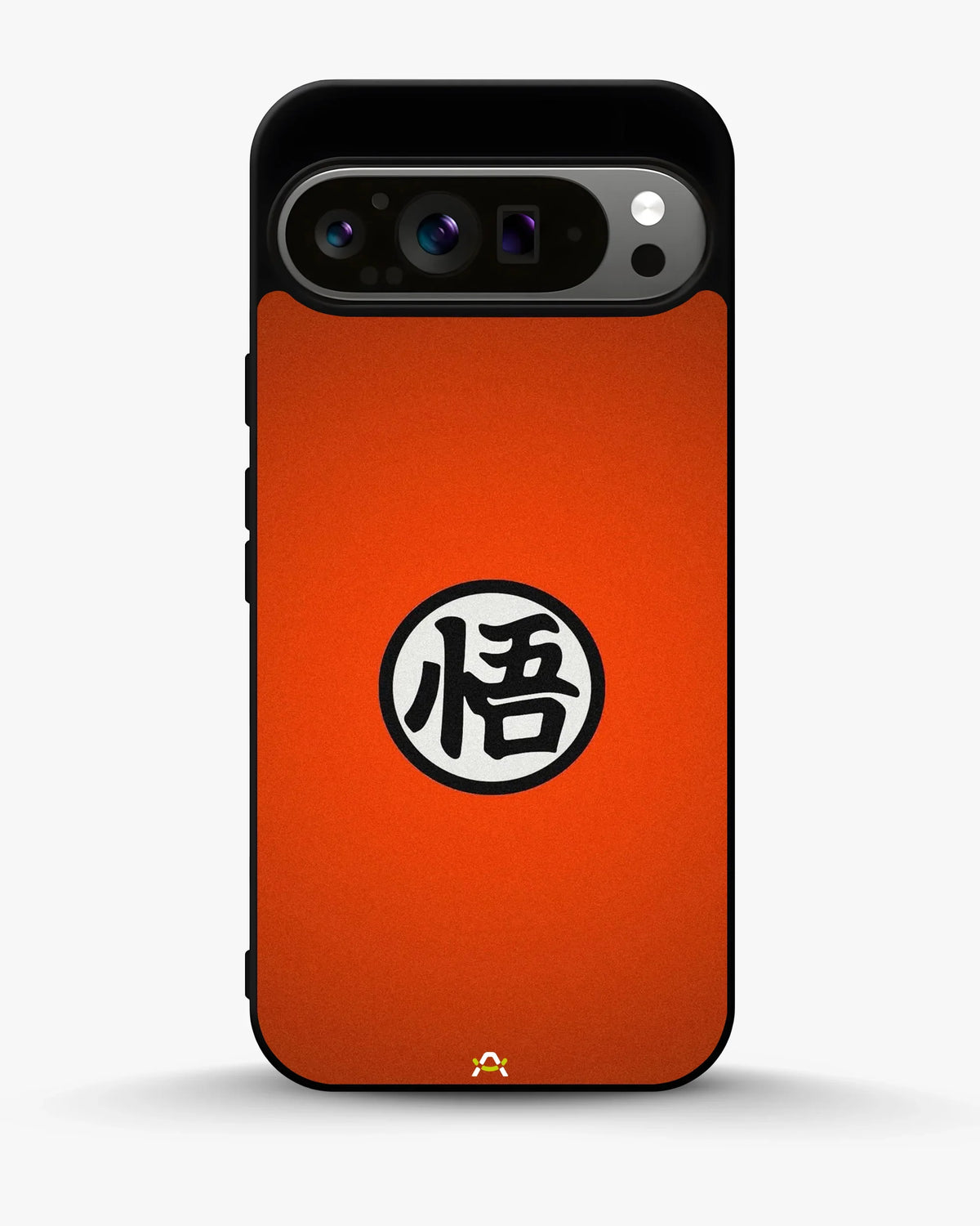 Bold Kanji Circle Phone Case - Minimal Orange Symbol Print for iPhone, Samsung, Pixel, OnePlus & Vivo