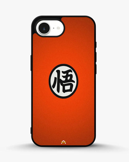 Bold Kanji Circle Phone Case - Minimal Orange Symbol Print for iPhone, Samsung, Pixel, OnePlus & Vivo