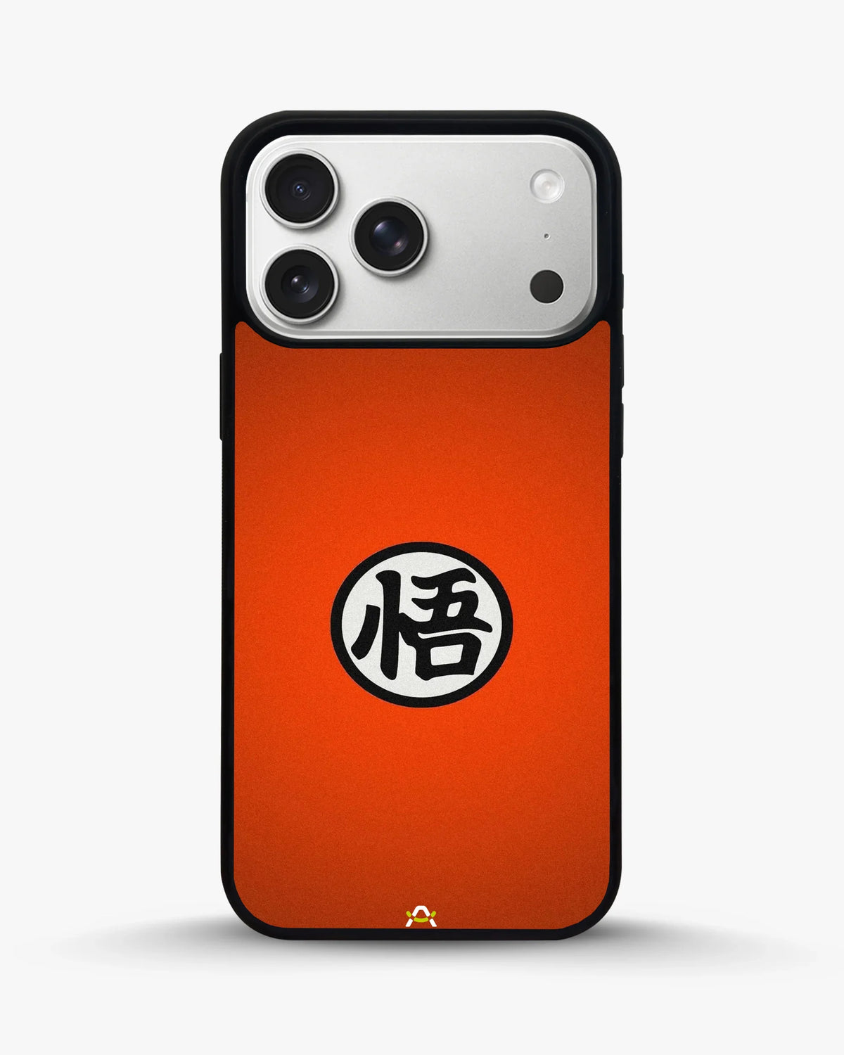 Bold Kanji Circle Phone Case - Minimal Orange Symbol Print for iPhone, Samsung, Pixel, OnePlus & Vivo