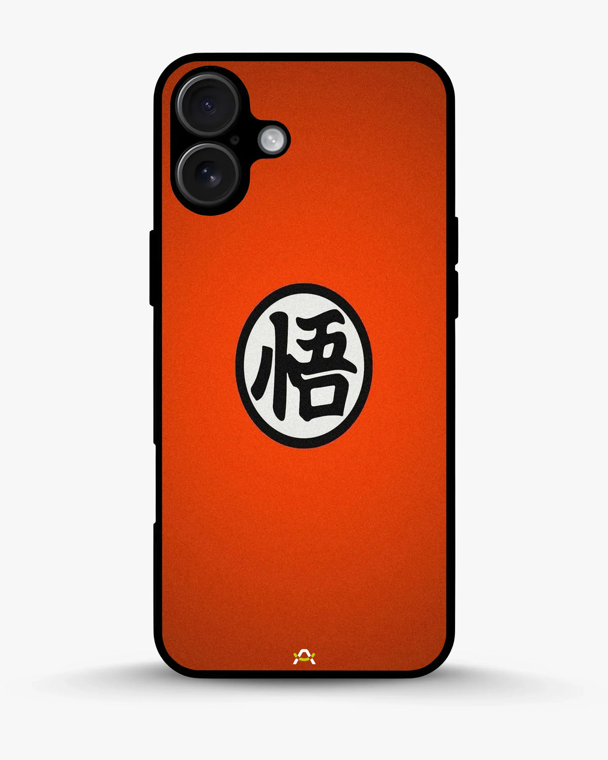 Bold Kanji Circle Phone Case - Minimal Orange Symbol Print for iPhone, Samsung, Pixel, OnePlus & Vivo