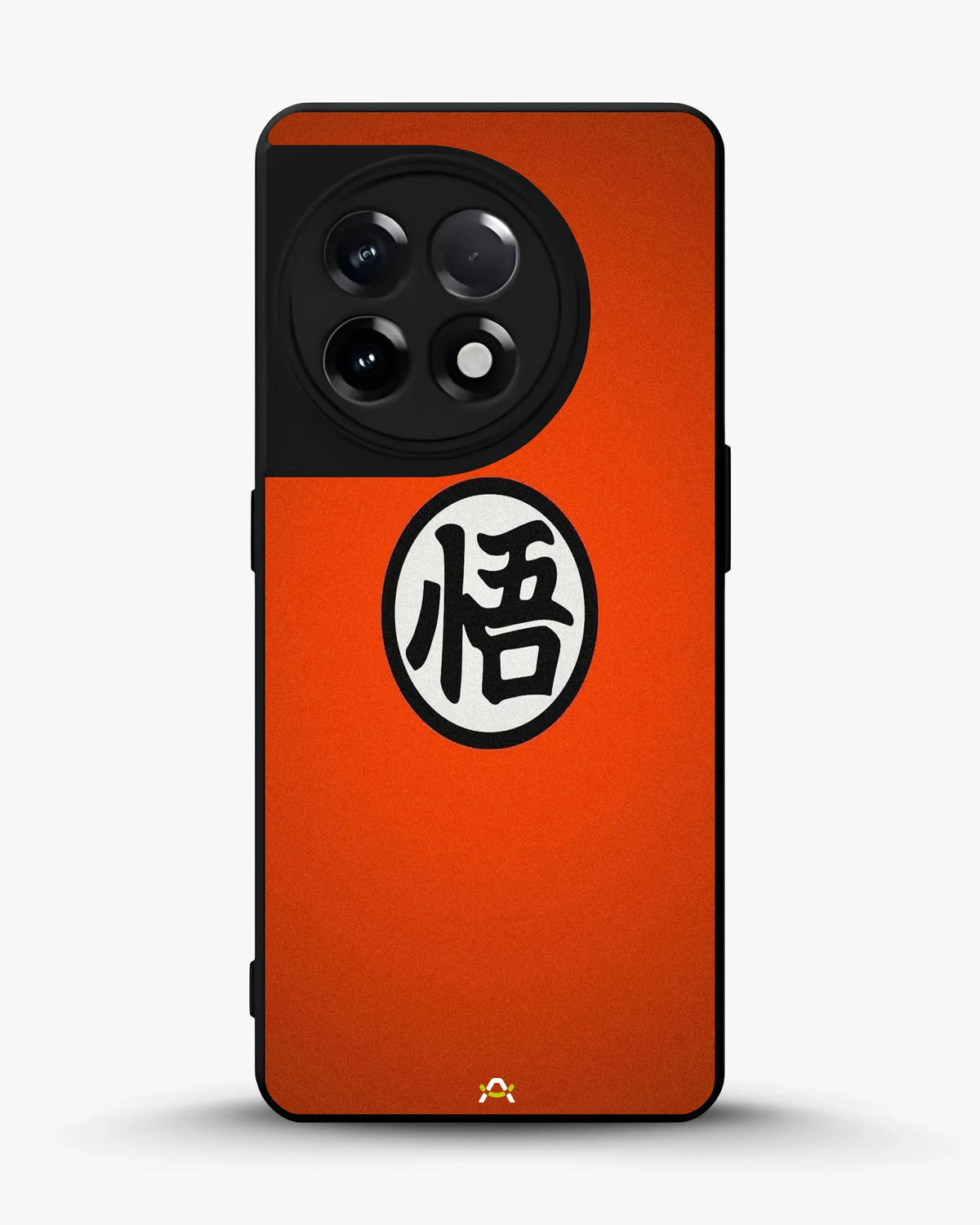 Bold Kanji Circle Phone Case - Minimal Orange Symbol Print for iPhone, Samsung, Pixel, OnePlus & Vivo