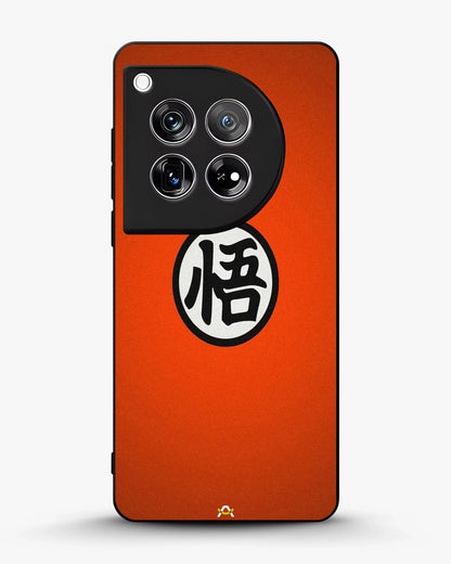Bold Kanji Circle Phone Case - Minimal Orange Symbol Print for iPhone, Samsung, Pixel, OnePlus & Vivo