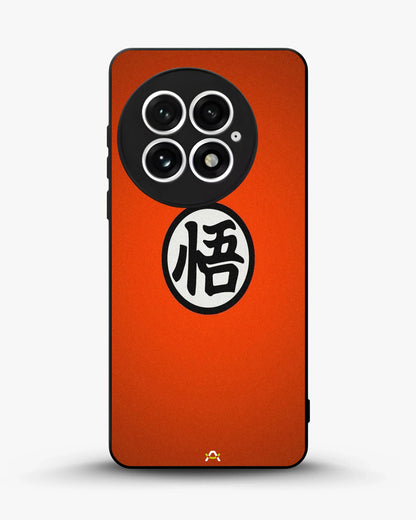 Bold Kanji Circle Phone Case - Minimal Orange Symbol Print for iPhone, Samsung, Pixel, OnePlus & Vivo