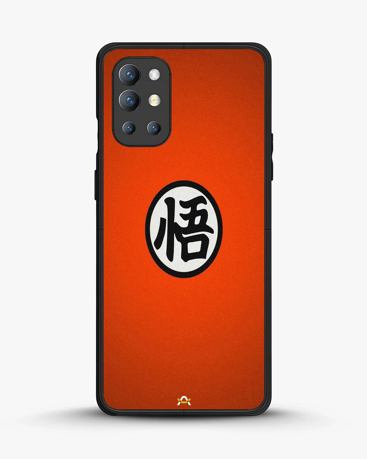 Bold Kanji Circle Phone Case - Minimal Orange Symbol Print for iPhone, Samsung, Pixel, OnePlus & Vivo