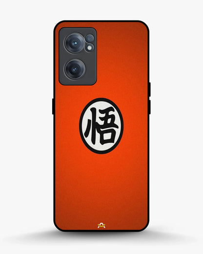 Bold Kanji Circle Phone Case - Minimal Orange Symbol Print for iPhone, Samsung, Pixel, OnePlus & Vivo