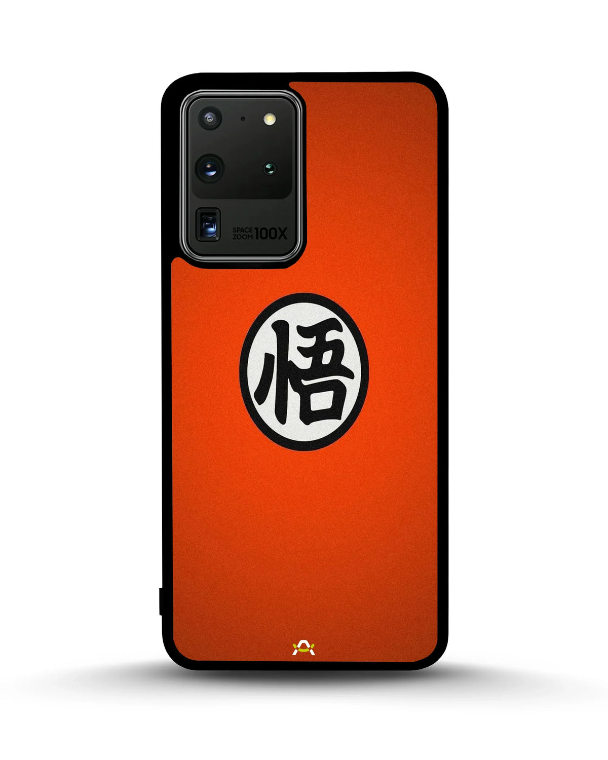 Bold Kanji Circle Phone Case - Minimal Orange Symbol Print for iPhone, Samsung, Pixel, OnePlus & Vivo