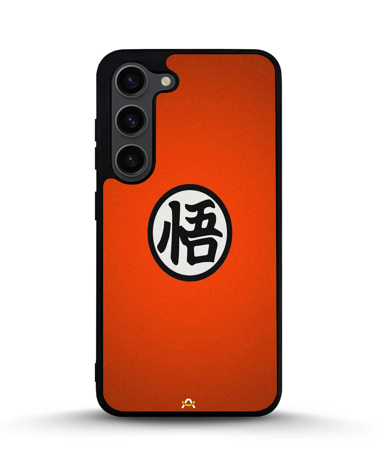 Bold Kanji Circle Phone Case - Minimal Orange Symbol Print for iPhone, Samsung, Pixel, OnePlus & Vivo