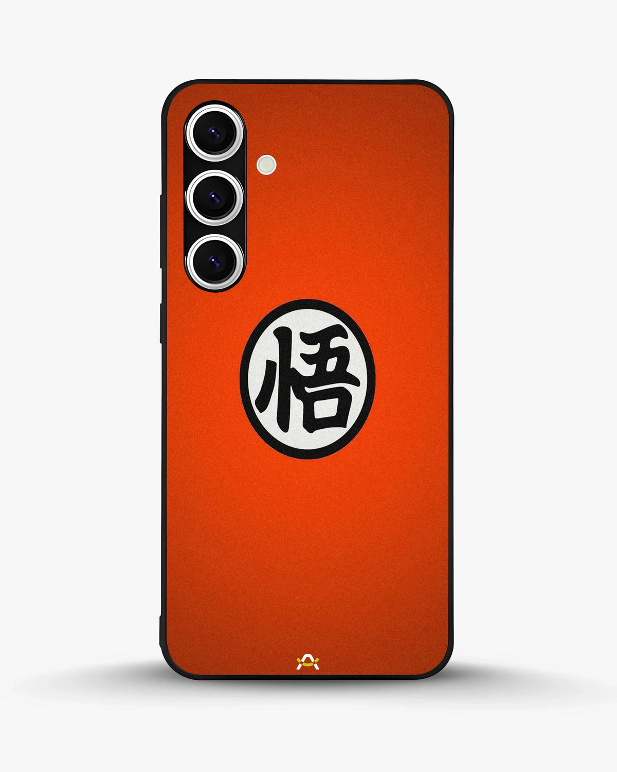 Bold Kanji Circle Phone Case - Minimal Orange Symbol Print for iPhone, Samsung, Pixel, OnePlus & Vivo