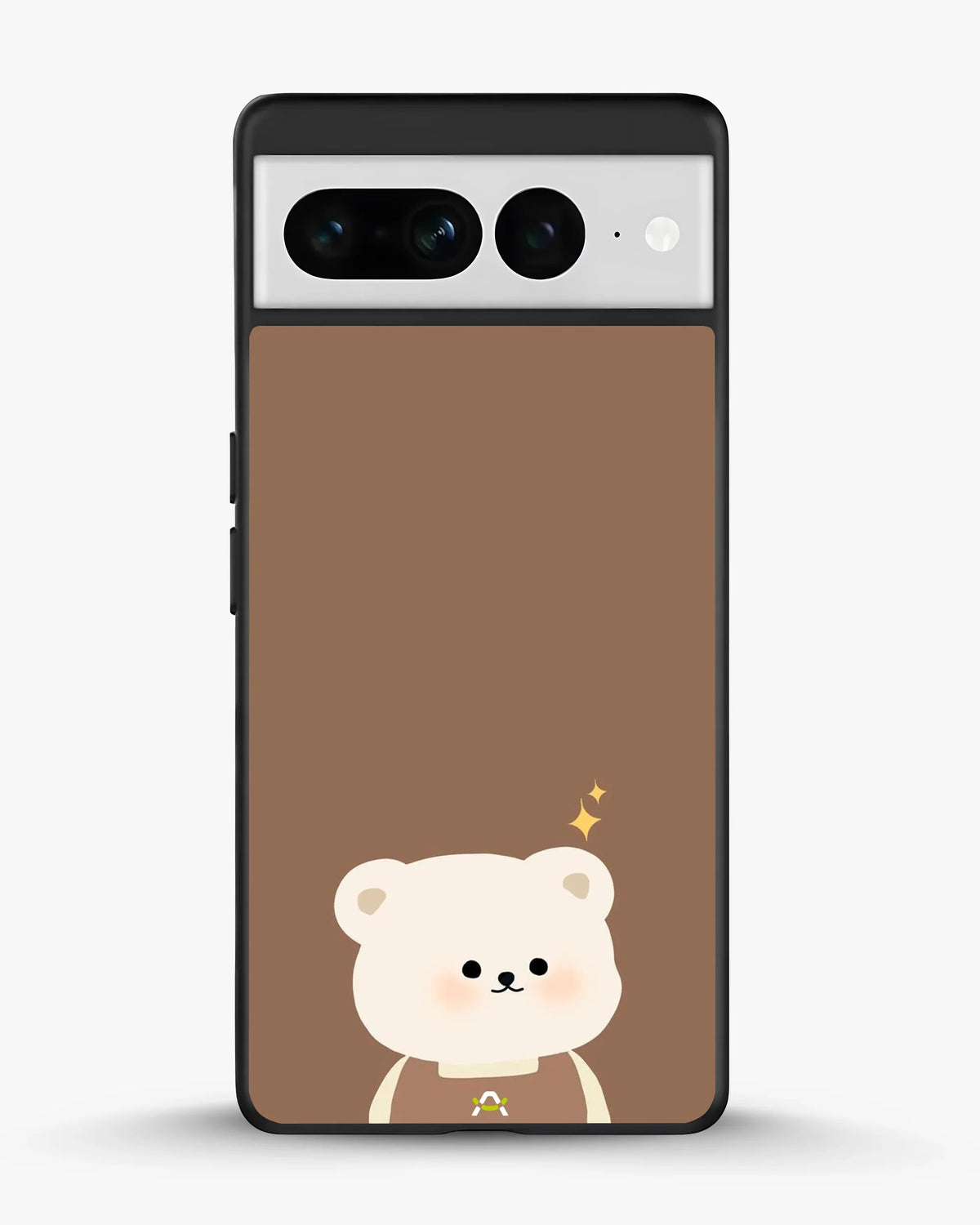 Cartoon Bear Phone Case - Cute Brown Bear Print for iPhone, Samsung, Pixel, OnePlus & Vivo