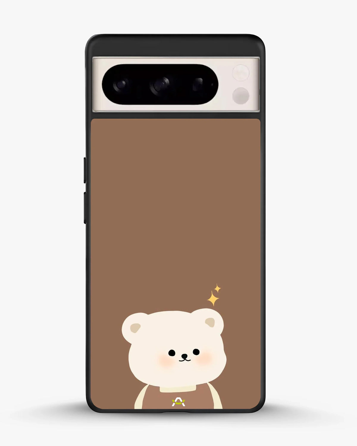 Cartoon Bear Phone Case - Cute Brown Bear Print for iPhone, Samsung, Pixel, OnePlus & Vivo