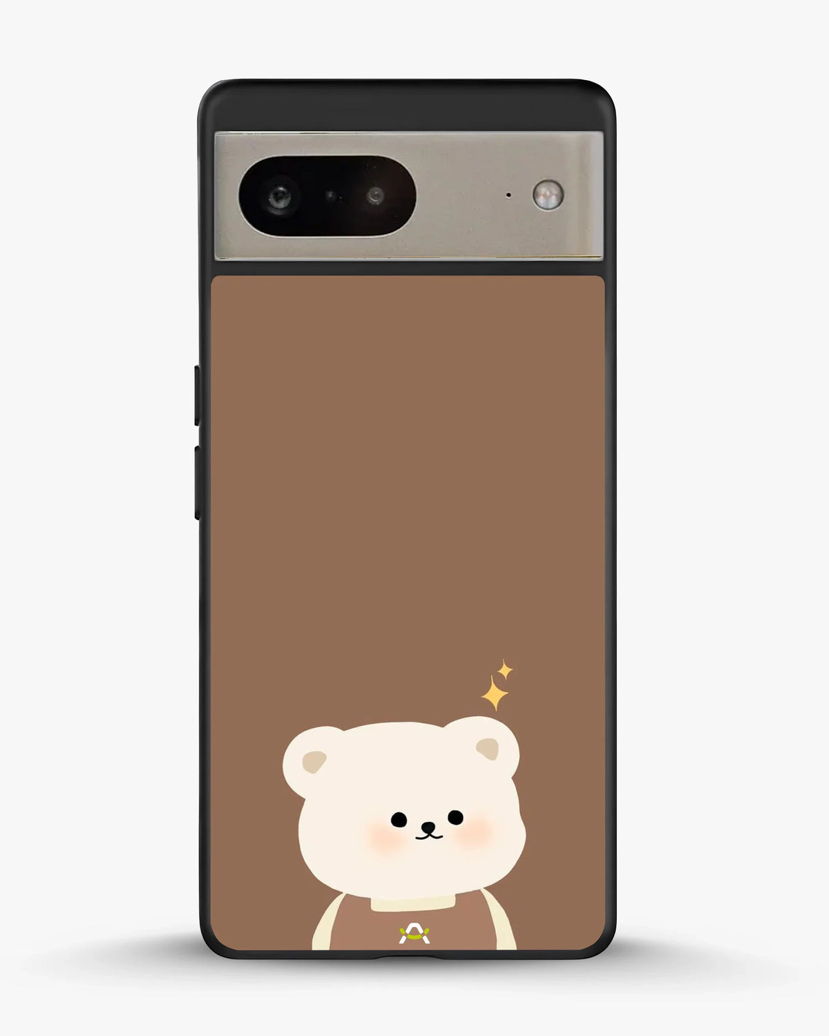 Cartoon Bear Phone Case - Cute Brown Bear Print for iPhone, Samsung, Pixel, OnePlus & Vivo