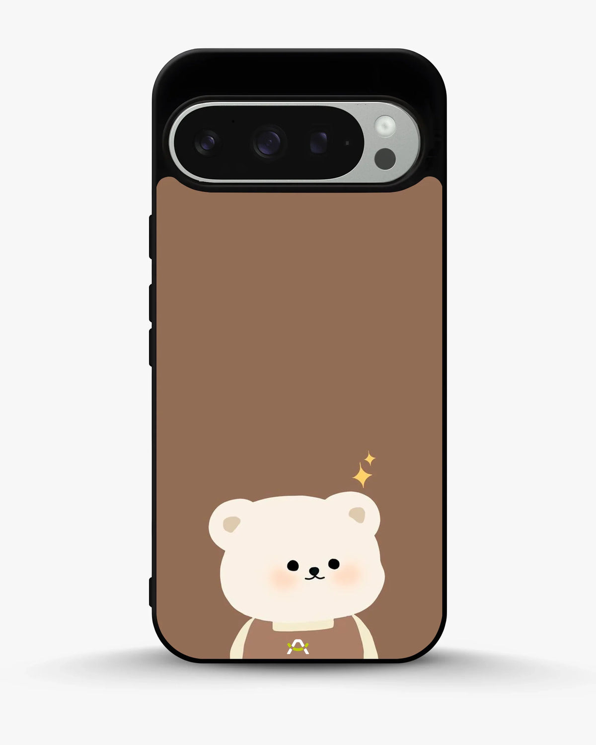 Cartoon Bear Phone Case - Cute Brown Bear Print for iPhone, Samsung, Pixel, OnePlus & Vivo