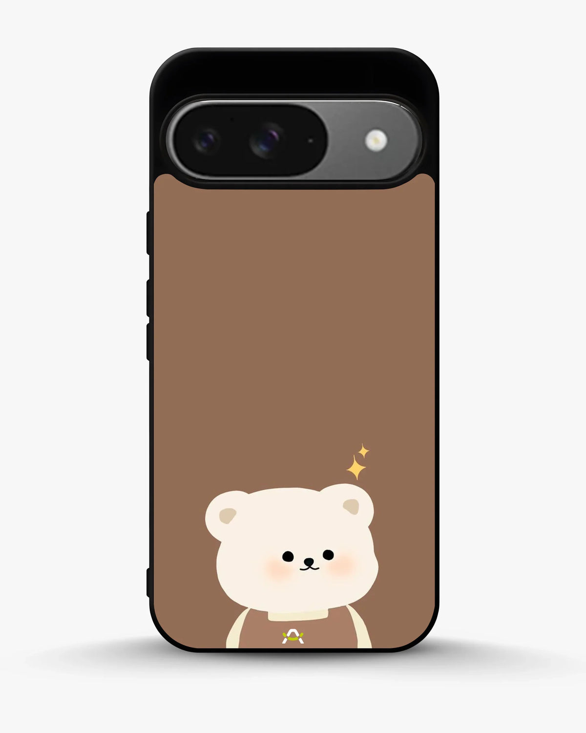 Cartoon Bear Phone Case - Cute Brown Bear Print for iPhone, Samsung, Pixel, OnePlus & Vivo