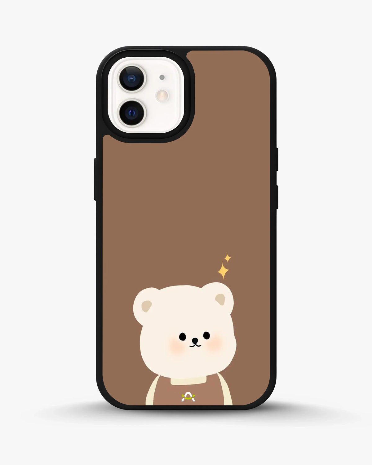 Cartoon Bear Phone Case - Cute Brown Bear Print for iPhone, Samsung, Pixel, OnePlus & Vivo