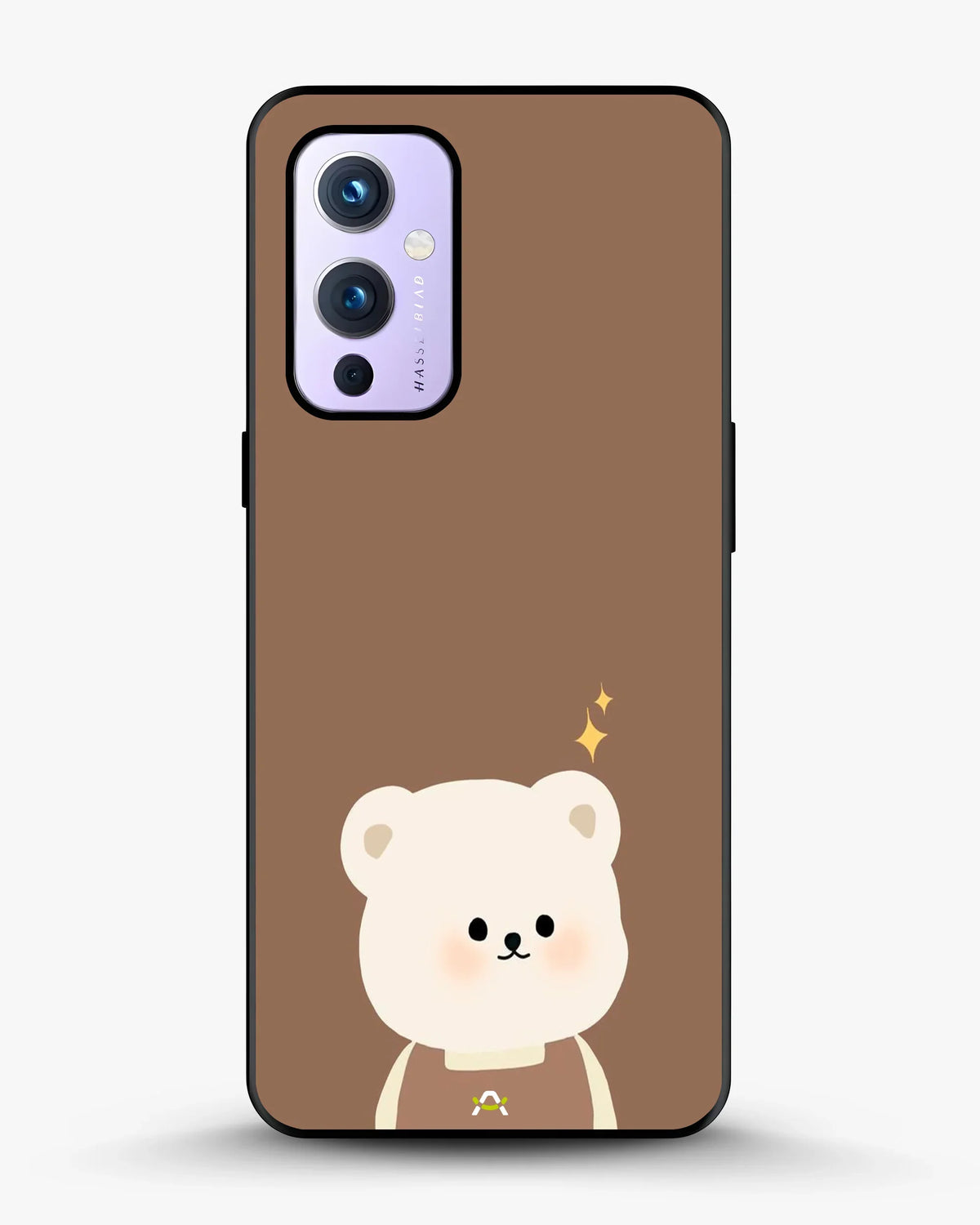 Cartoon Bear Phone Case - Cute Brown Bear Print for iPhone, Samsung, Pixel, OnePlus & Vivo