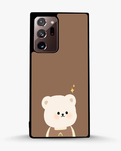 Cartoon Bear Phone Case - Cute Brown Bear Print for iPhone, Samsung, Pixel, OnePlus & Vivo