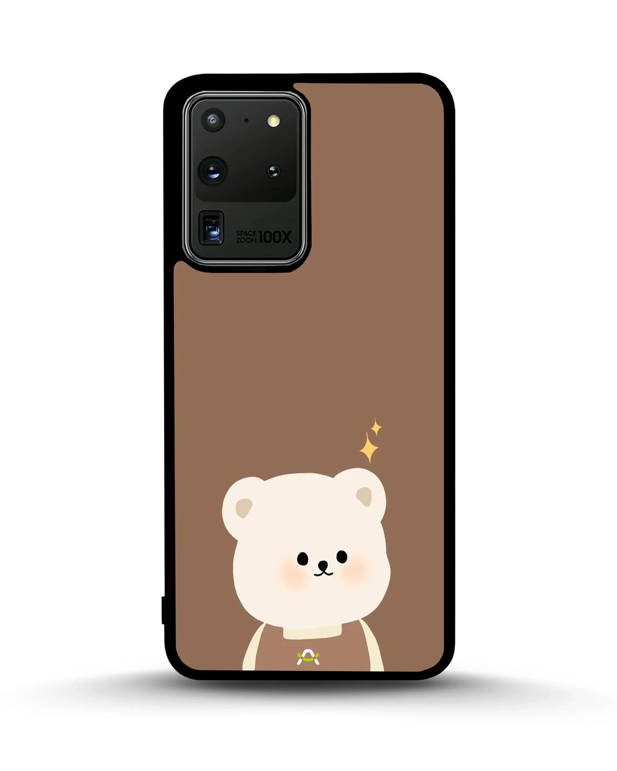 Cartoon Bear Phone Case - Cute Brown Bear Print for iPhone, Samsung, Pixel, OnePlus & Vivo