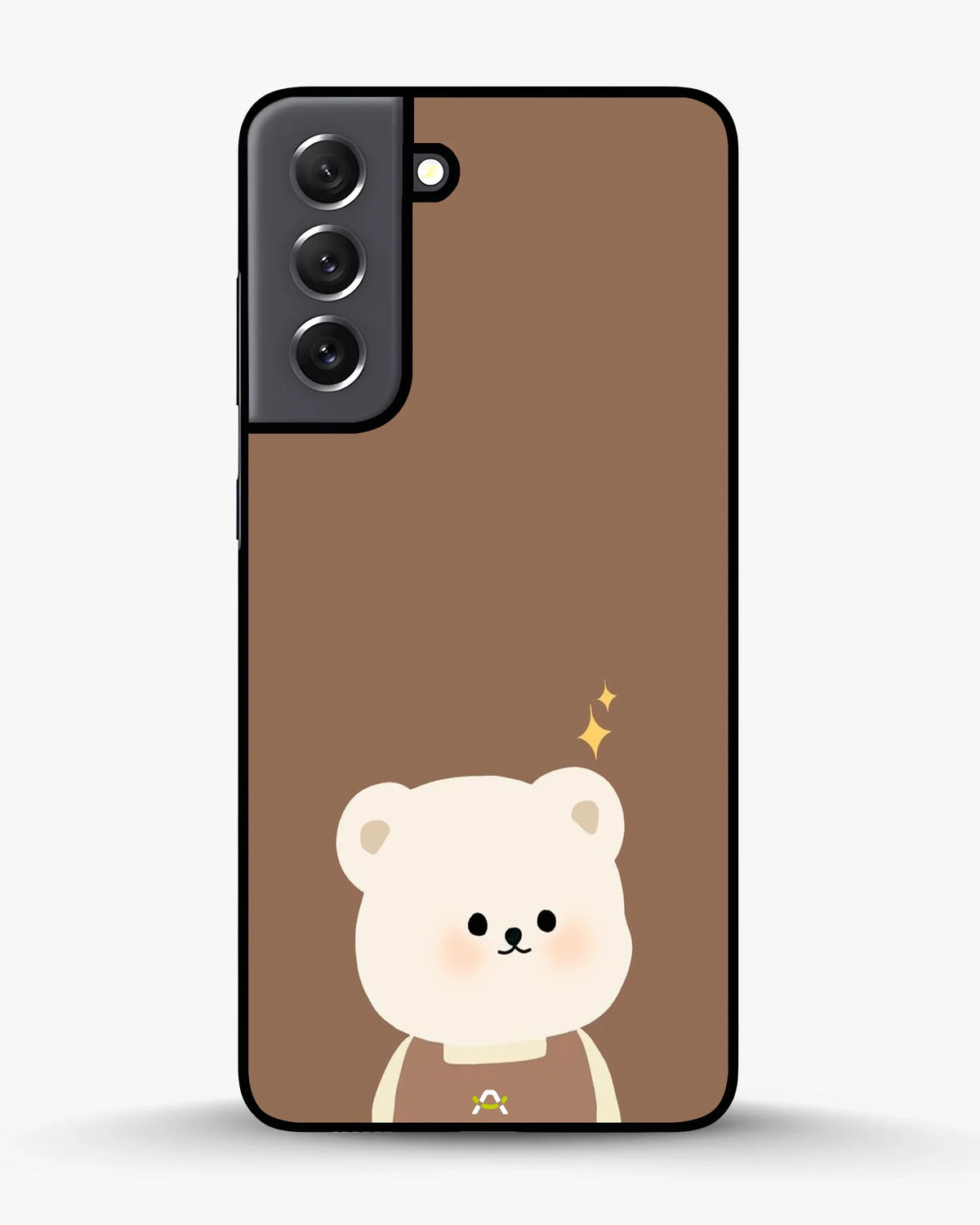 Cartoon Bear Phone Case - Cute Brown Bear Print for iPhone, Samsung, Pixel, OnePlus & Vivo