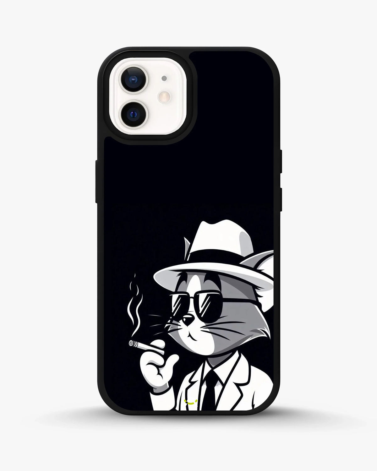 Cat Detective Phone Case - Monochrome Art Print for iPhone, Samsung, Pixel, OnePlus & Vivo