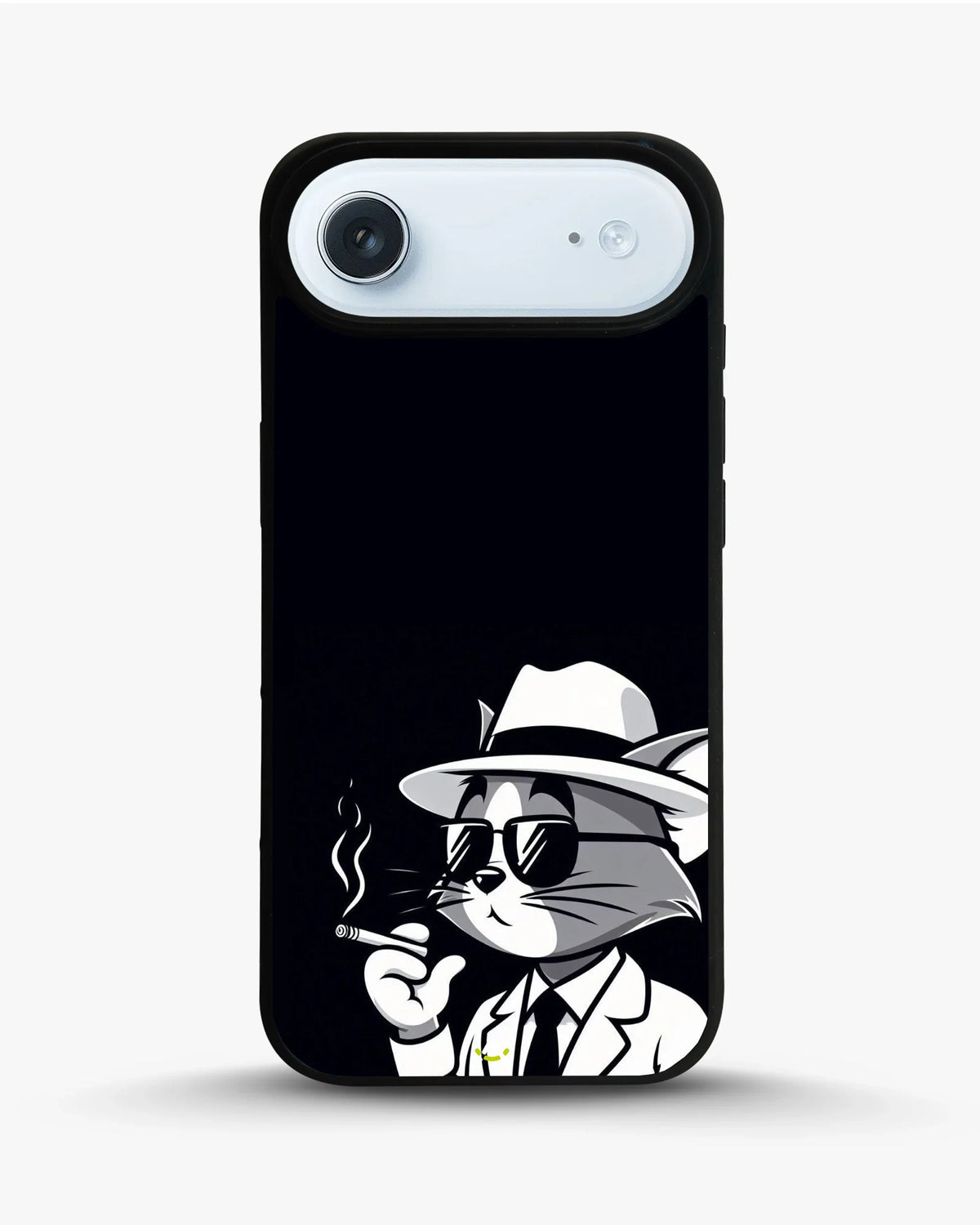 Cat Detective Phone Case - Monochrome Art Print for iPhone, Samsung, Pixel, OnePlus & Vivo