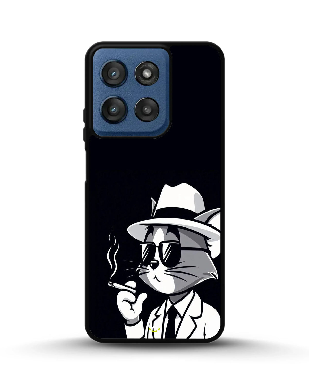 Cat Detective Phone Case - Monochrome Art Print for iPhone, Samsung, Pixel, OnePlus & Vivo
