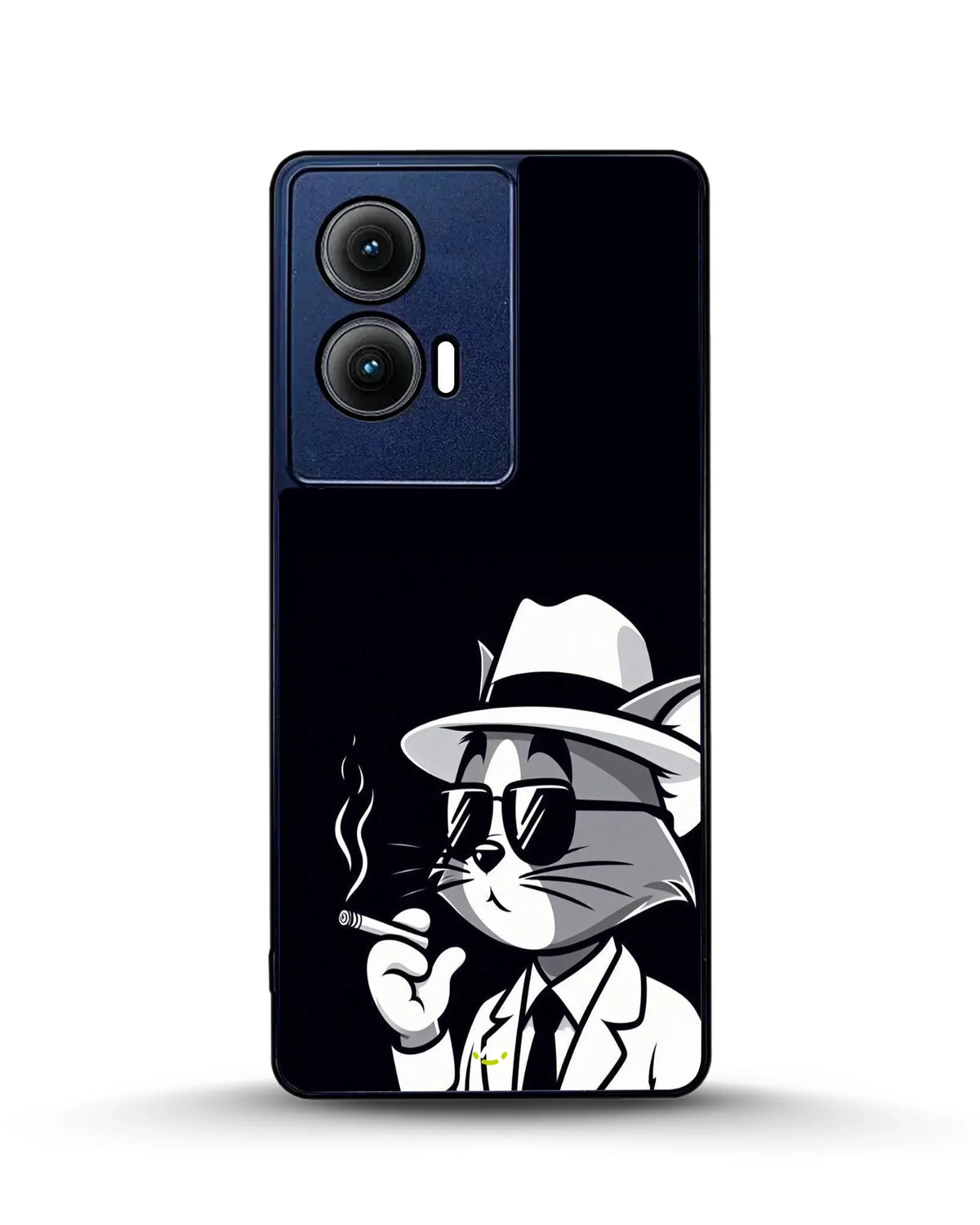 Cat Detective Phone Case - Monochrome Art Print for iPhone, Samsung, Pixel, OnePlus & Vivo