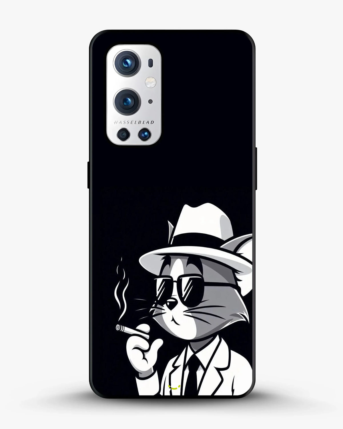 Cat Detective Phone Case - Monochrome Art Print for iPhone, Samsung, Pixel, OnePlus & Vivo
