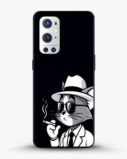 Cat Detective Phone Case - Monochrome Art Print for iPhone, Samsung, Pixel, OnePlus & Vivo