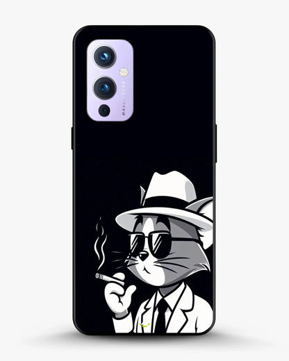 Cat Detective Phone Case - Monochrome Art Print for iPhone, Samsung, Pixel, OnePlus & Vivo