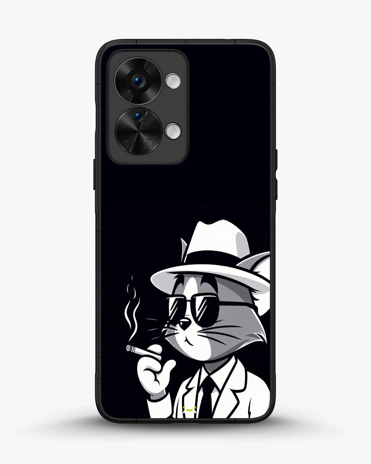 Cat Detective Phone Case - Monochrome Art Print for iPhone, Samsung, Pixel, OnePlus & Vivo