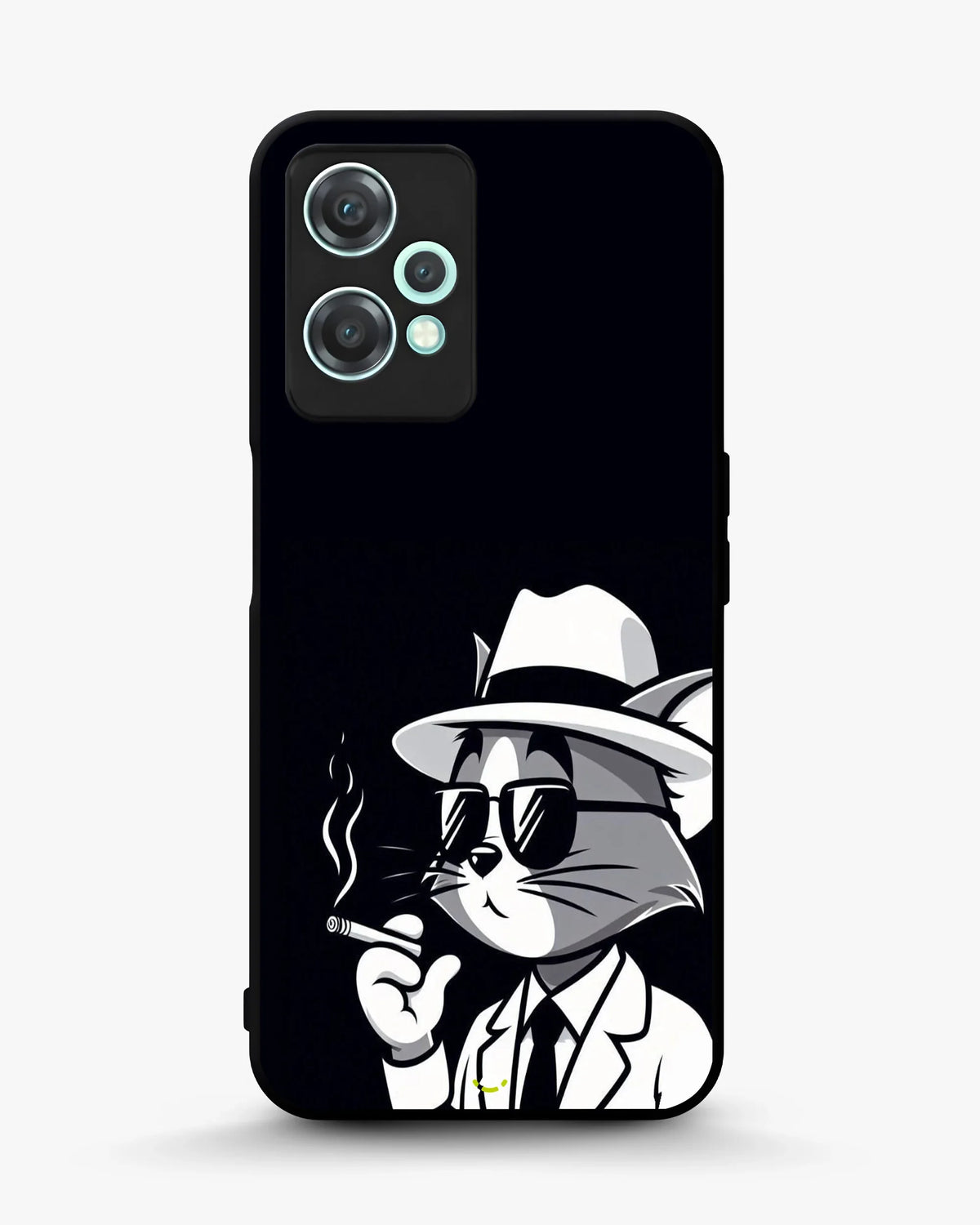 Cat Detective Phone Case - Monochrome Art Print for iPhone, Samsung, Pixel, OnePlus & Vivo