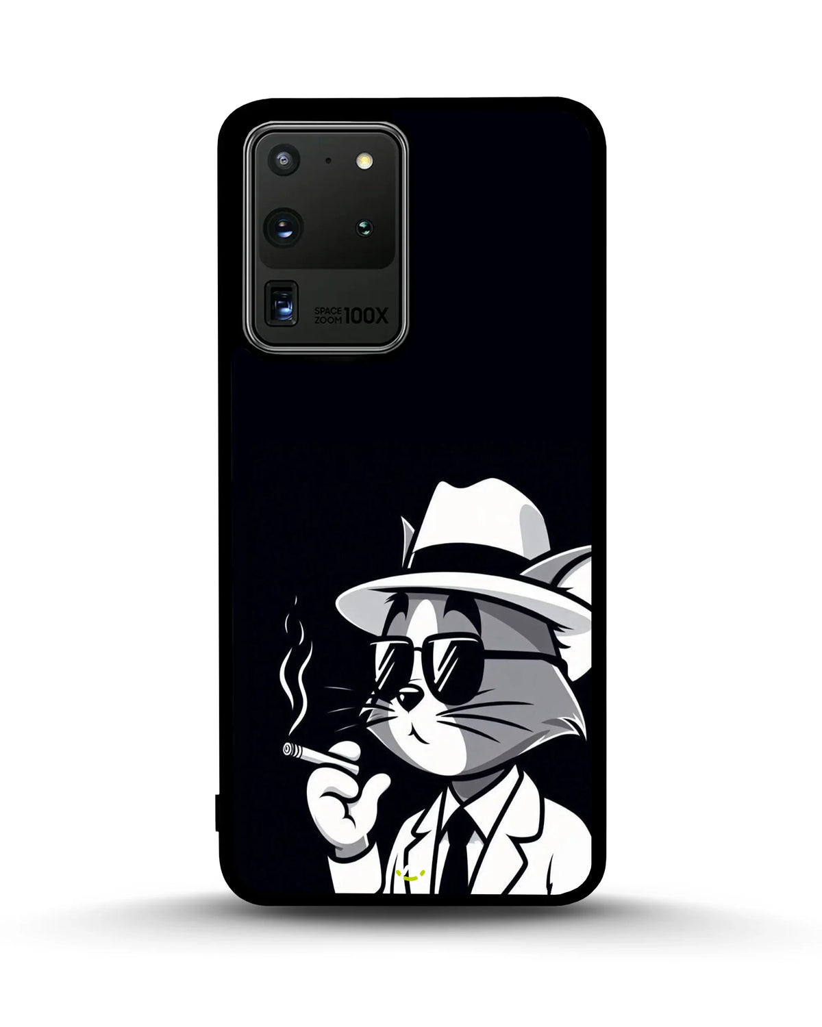 Cat Detective Phone Case - Monochrome Art Print for iPhone, Samsung, Pixel, OnePlus & Vivo
